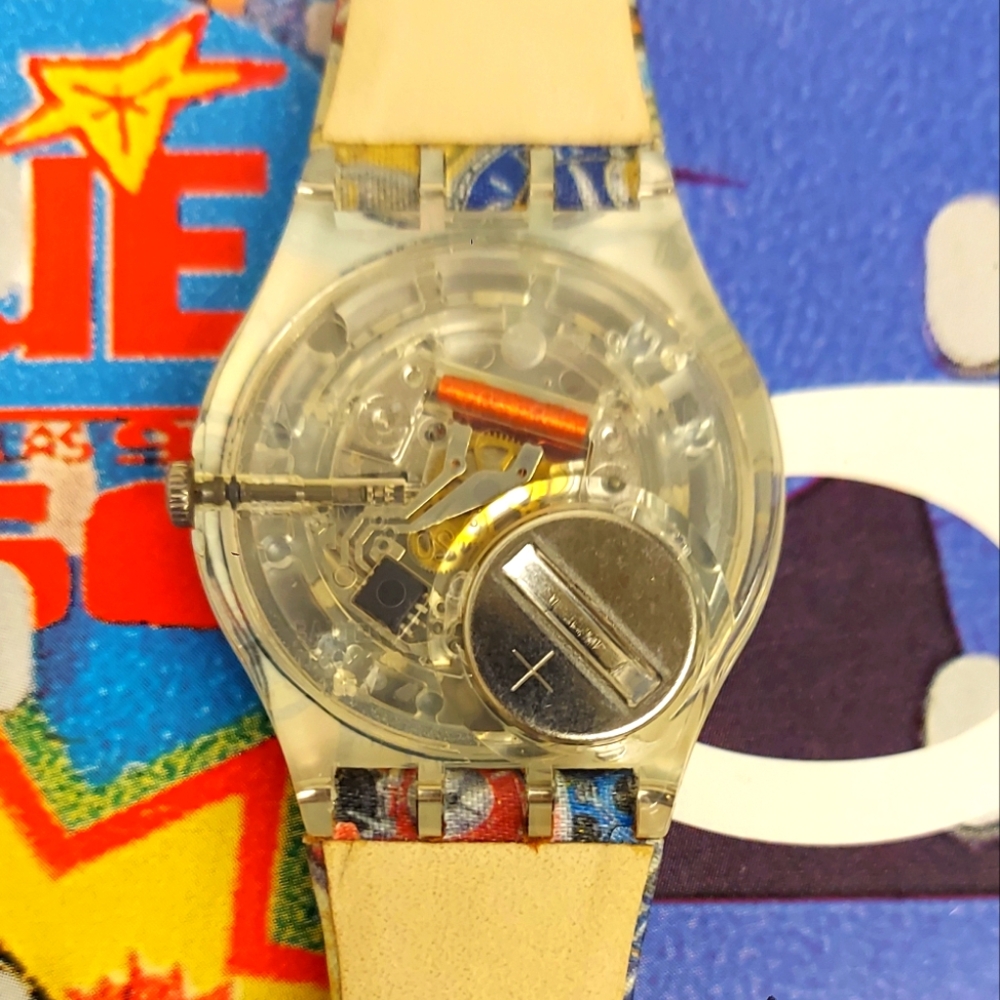 Swatch Watch TIMESPECTIVE GE216 2009 Specials Manish Arora Collection New In Box - Picture 8 of 10